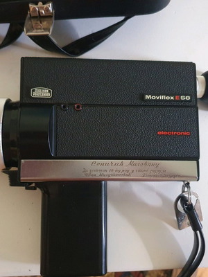 Zeissikon Voigtlander Moviflex ES8 film camera used, with two films