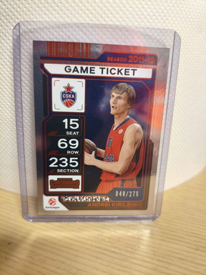 Andrei Kirilenko Game Ticket 48/275 New