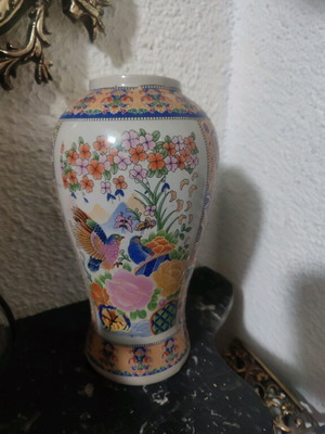 Satsuma vase used, height 0.30 m