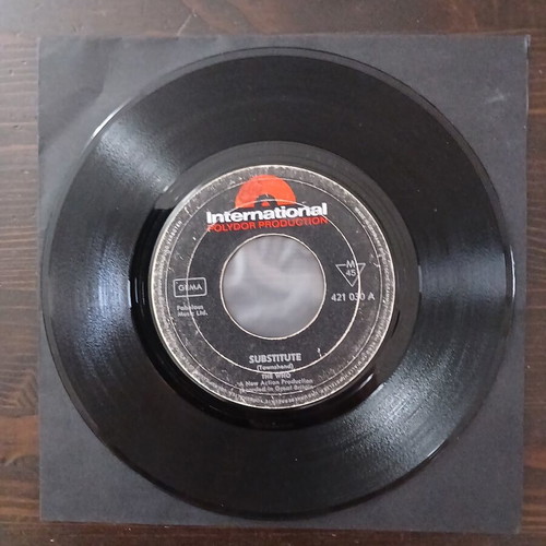 The Who 45 RPM record used, rock