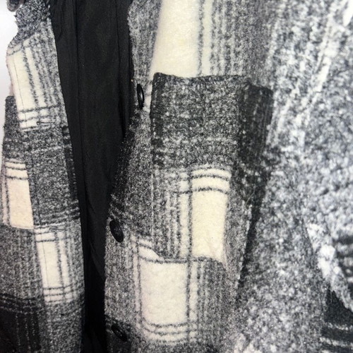 Marks and Spencer coat like new, black and white