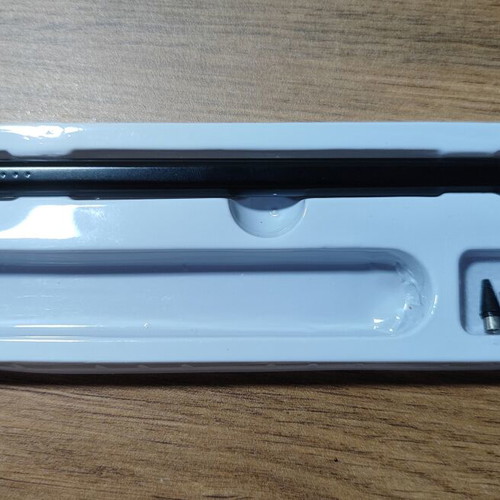 Stylus Touch Pen black with replaceable tips, rechargeable
