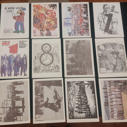 Special Edition Odigitis 1986 with 42 posters for 100 years of Labor Day used