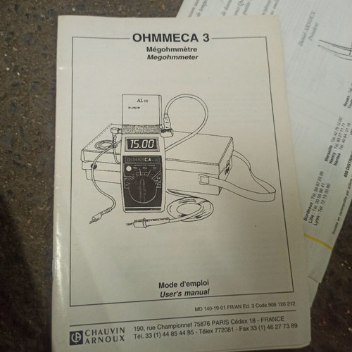 Multimeter old model unused, in excellent condition