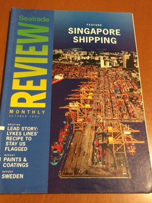 Seatrade Monthly Review October 1992 like new