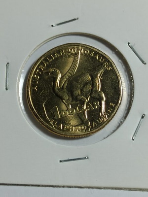 Australia 1 Dollar 2022 Australia Dinosaurs coin new