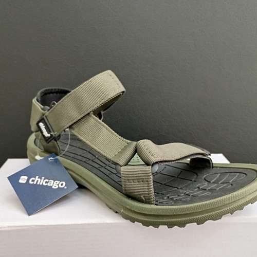 Chicago sandals new, adjustable straps, khaki color
