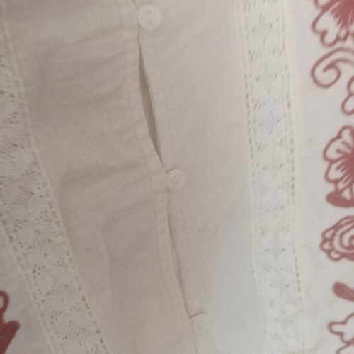 Zara Boho Blouse with Embroidery Size Large New