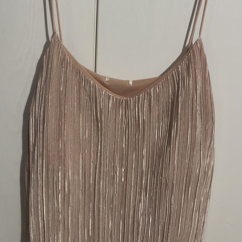 Satin top pink one size like new