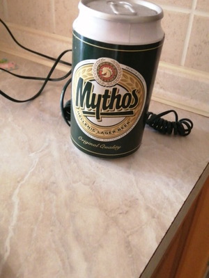 Mythos beer collectible phone like new