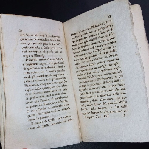 Italian travel book by Pouqueville used, 1829 Epirus
