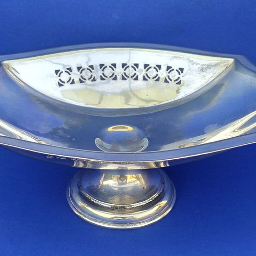 Crusader Large Silver-Plated Bowl used, vintage Australian 1930s