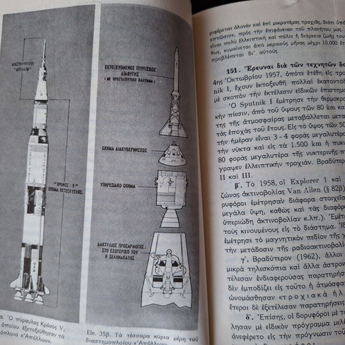 Kosmografia book used, 1976 school edition