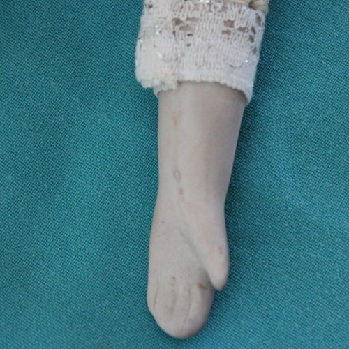 Pierrot trist doll used porcelain 58 cm