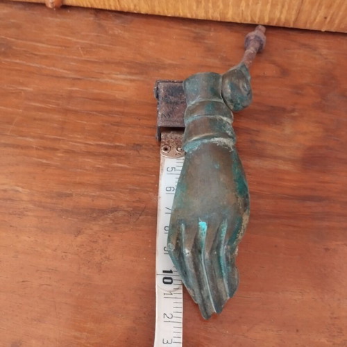 Metal door handle