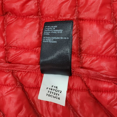 The North Face Thermoball women's puffer jacket XS like new, red