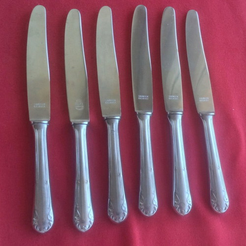 Six vintage German knives, Remanit Rostfrei