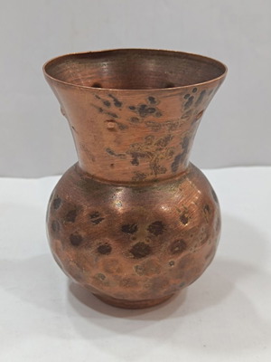 Χειροποίητο Χάλκινο Βάζο vintage σαν καινούργιο, σφυρήλατη τέχνη