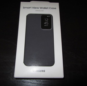 ΓΝΗΣΙΟ Samsung Smart View Wallet Case Πλαστικό Μαύρο Galaxy S23