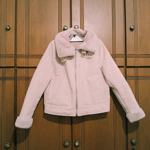 Women's jacket H&M pink size 12/L like new