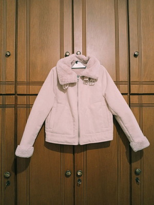 Women's jacket H&M pink size 12/L like new