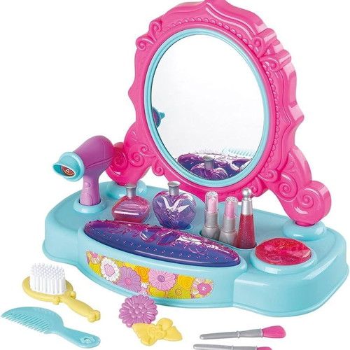Playgo Little Vanity Corner Beauty Vanity 14 Pieces new