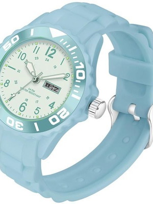 Findtime women's analog watch 5 ATM with date, day and 12/24-hour dial, blue