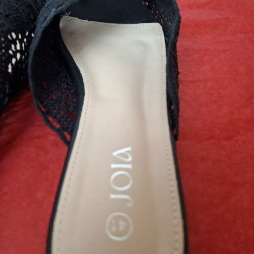 Flat mules Joia black size 41 new