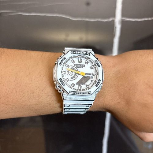Casio G-Shock wristwatch, white