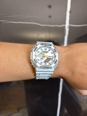 Casio G-Shock wristwatch, white