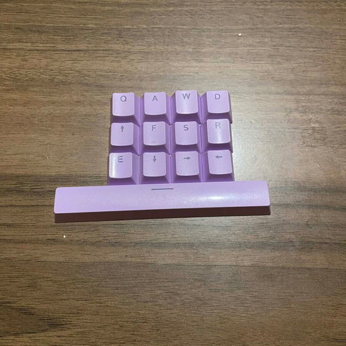 WASD keycaps set purple with spacebar new for gaming