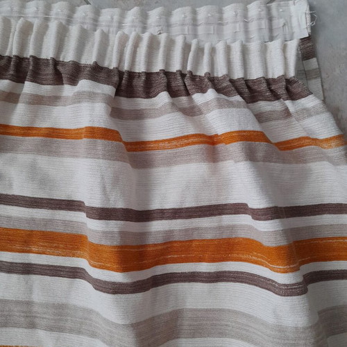 Curtains for window set of 2 like new, thin chenille fabric
