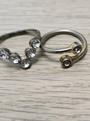Rings used, set of 5 pieces