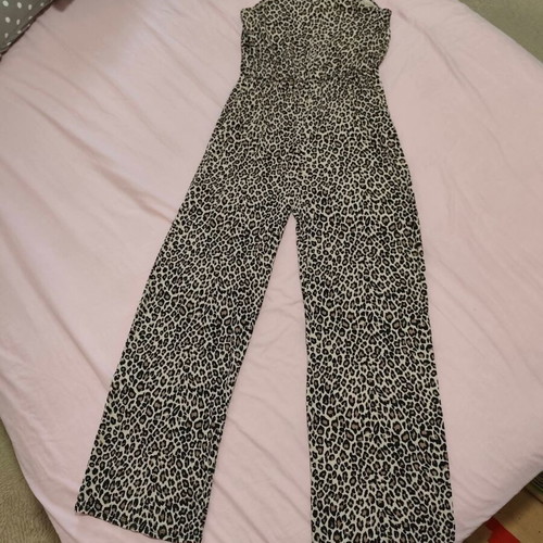 Leopard print one-piece new, brown, size S/M