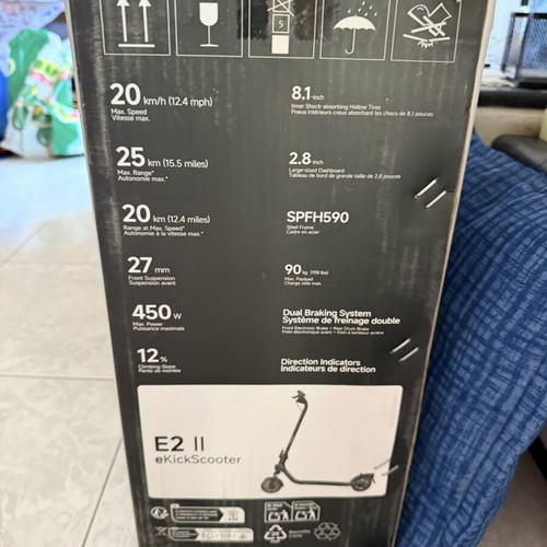 Ninebot E2 II electric scooter