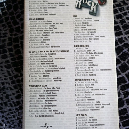 I Love Rock box set with 8 CDs new, rock collection