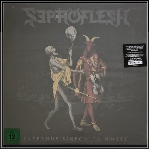 Septic Flesh Infernus Sinfonica MMXIX βινύλιο σαν καινούργιο, κόκκινο διαφανές