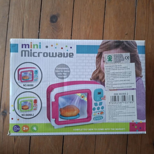 Mini Microwave Toy new, for children 3+