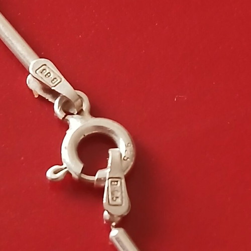 Folli Follie necklace with 925 silver and 585 gold pendant, zirconia