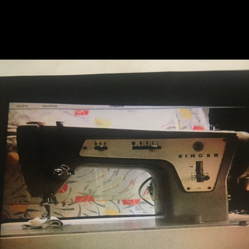 Singer electric sewing machine used