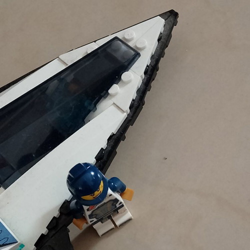 Lego space shuttle with astronaut figure new