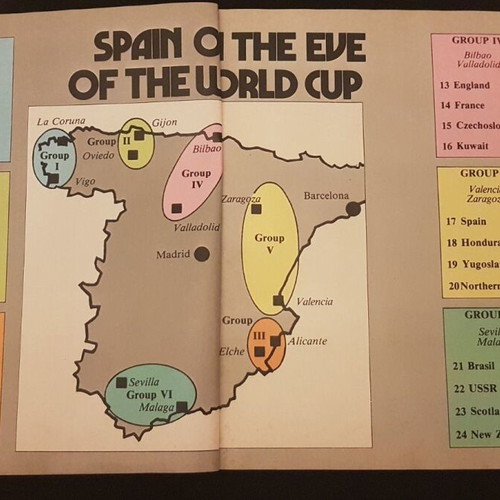 World Cup Spain 1982 album like new, English edition