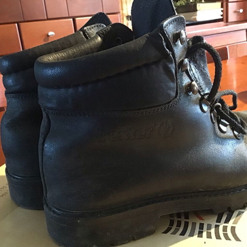 Texter leather hiking boots used, size 40, black