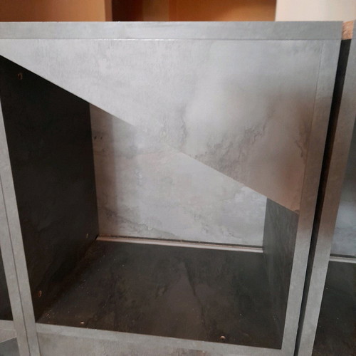 Bar back panel composition used, melamine, 4.80 meters
