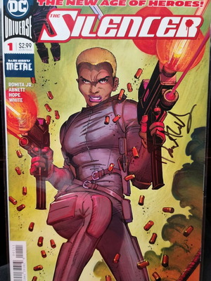 The Silencer #1 Signed comic like new, English