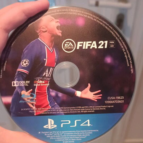 FIFA 21 PS4 game used, sports genre