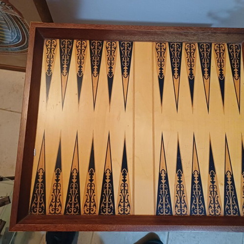 Byzantine Emperors Backgammon Set like new, collectible luxury edition