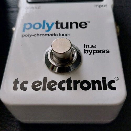 TC Electronic Polytune classic guitar bass tuner like new
