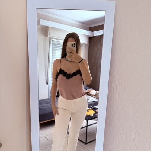 Zara white fitted pants XS like new