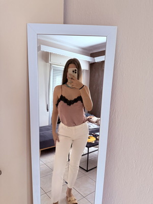 Zara white fitted pants XS like new